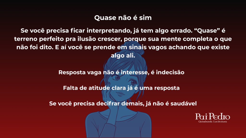Mulher refletindo sobre sinais confusos em uma amizade colorida e a ilusão de expectativas não correspondidas