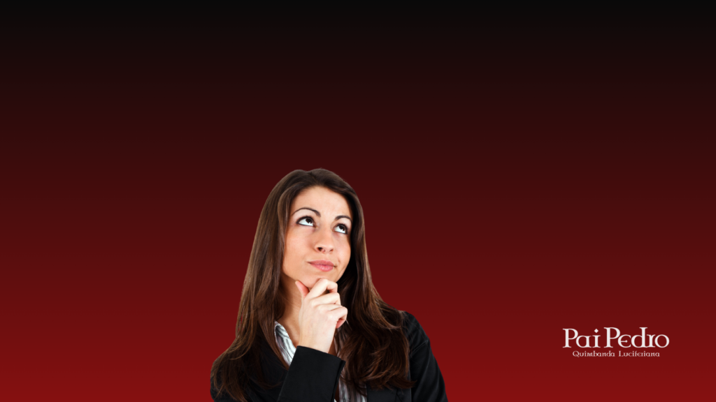 Mulher pensativa diante de um fundo vermelho, refletindo sobre a importância de escolher a si mesma ao encerrar uma relação.